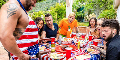 Bi Pool Orgy, Scene #01