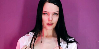 Gorgeous Amelia's brunette porn