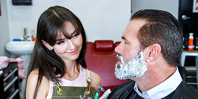 Serena Hill sucks a hard cock and enjoys riding it