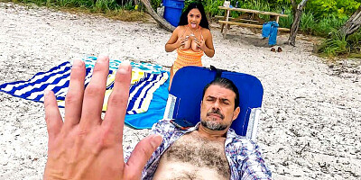 Lame Labor Day Turns Lustful On Public Beach, Scene #01