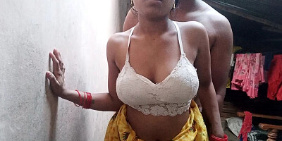 Indian Village Couple Seducing Each Other Early Morning Hardcore Sex