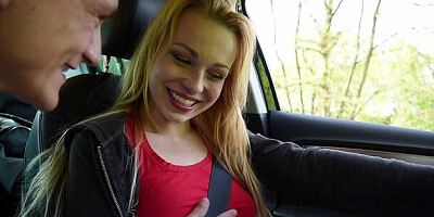 Rebecca Black's blowjob porn by Czech HitchHikers