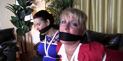 A Mistress Puts A Submissive Woman In A Strict Rope