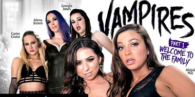 Femme fatale Georgia Jones and Abigail Mac at lingerie dirt