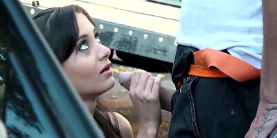 Shrima Malati In Sexy Brunette Needs A Car Fix But This Big Dick Stud Fixed Her Pussy Instead 17 Min