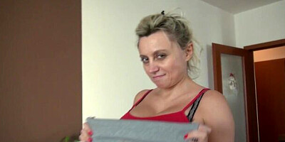 Sindy H's masturbation clip by Karup's Older Women