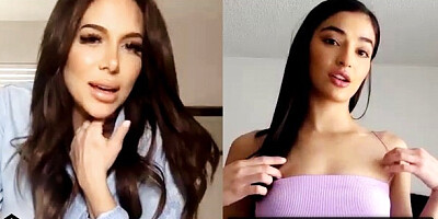 Delightful Jaclyn Taylor and Emily Willis - remote video - Mommy's Girl