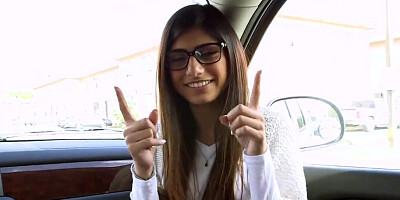 Hot Muslim babe visiting the hood for a black cock