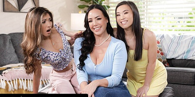 Spicy Kimmy Kimm's step-sister action