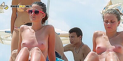 Secret Cam Films Beautiful Brunette Nudist