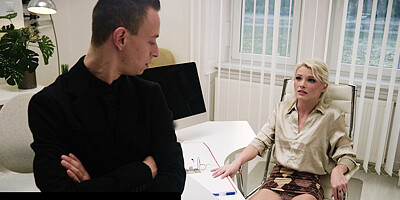 ADULT TIME - Kinky Office Chick Zazie Skymm Reveals Her Secret Piss Kink To Her Coworker!