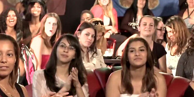 Dancing male strippers let the raunchy women play with their thick cocks