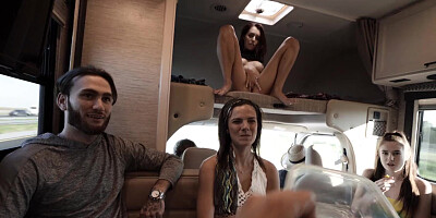 Gorgeous girl Lila Love fucked by a big-dicked styepbrother