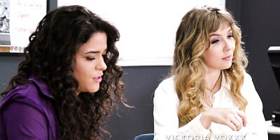 Girls Way featuring Lena Paul and Victoria Voxxx's big ass scene