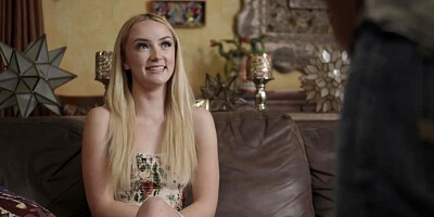 Maria Kazi rides the huge dick of her hung stepfather