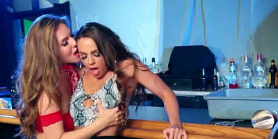 Abigail Mac plays with Lena Paul and Monique Alexander