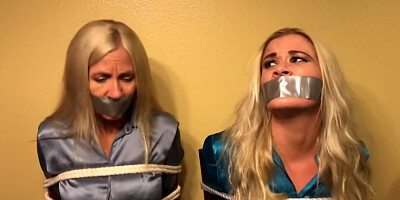 Withney And Amanda Gagged