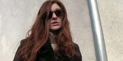 Naughty Redhead Fucked Hard Outdoors