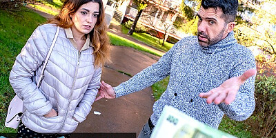 Tight Spanish Babe gives Blowjob and Fuck behind Husbands back