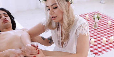 Kinky ritual leads to stepson banging his naughty milf stepmom Angelica Coralvine