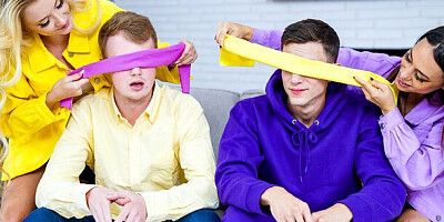 Young (18+) trailer with sensuous Riley Star and Laya Raye from Sis Swap