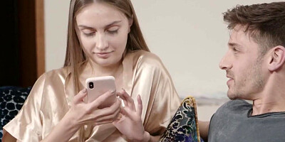 Having her beautiful teen body caressed made Lena Reif crave her stepbrother