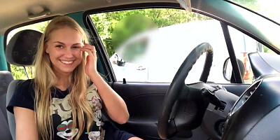 Perfect Hot Blonde Real Sex In Car With Stranger Get Caught