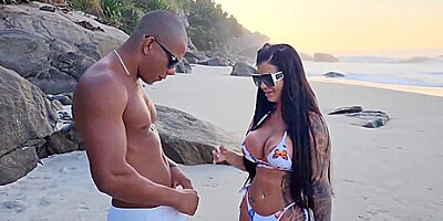 Pamela Makeup Morena Gostosa Estava Perdida Na Praia De Nud P1