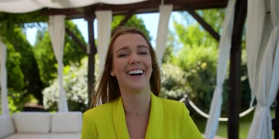 Alexis Crystal gives a footjob and rides a BWC in POV