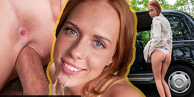 Pervy teen can't help but want to play with the taxi driver