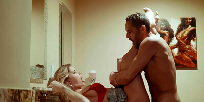 Lucky dude bangs his big titty boss Jessa Rhodes