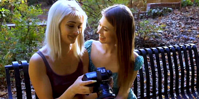 Good and hard lesbian licking with two pretty girls