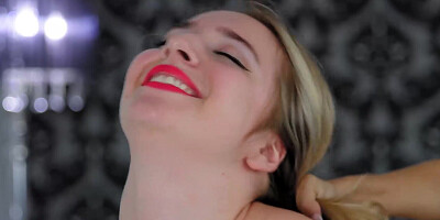 One gorgeous girl fucks another gorgeous girl with a toy