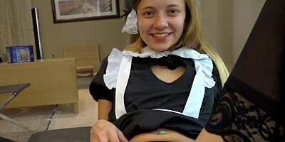 Riley's small tits scene