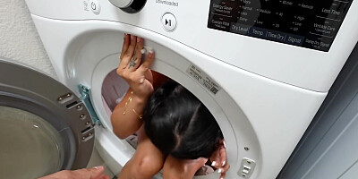 Ruining the make up of a brunette by using his huge dick