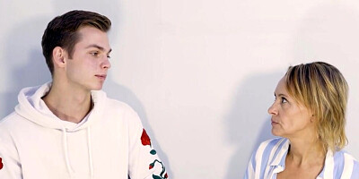 The attractive MILF doctor knows how to help the young man