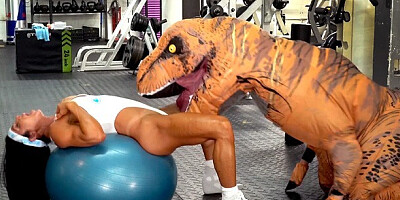 Trex video with beauty Nina Dolci from Cam Soda