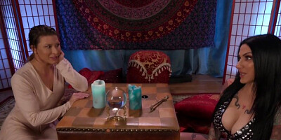 Watch heavenly Ariel X and Jenevieve Hexxx's xxx