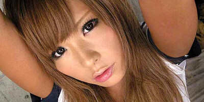 Tsubasa Miyashita in her costume plays with five men in an orgy - JapanHDV