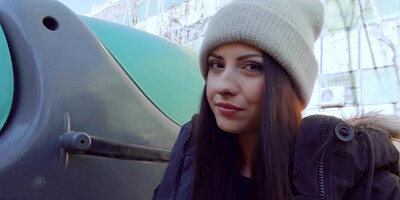 Rebecca Volpetti In Takes Up A Strangers Money For Public