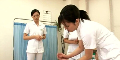 ナース看護婦 連続手コキフェラ 吐精射精 性奉仕　 精子スペルマザーメン精液採取 nurse handjob sex service semen sperma