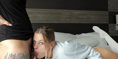 Petite slut Sammm Next Door gets a hard fuck and load