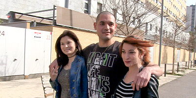 Miyuki Son is stripped and fucked at the porn casting