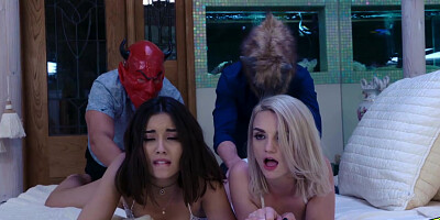 And Stevie Blowjob Their Dads Sucking With Aria Lee