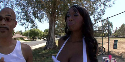 Lascivious Codi Bryant's ebony xxx