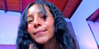 Close up pussy stuffing then ass shaking from tattooed alt babe