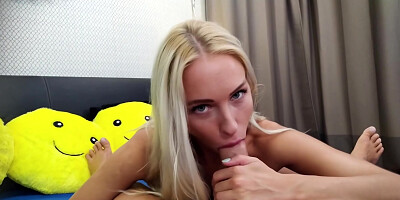 Immoral Live And Angelika Grays In Bitchy Blonde Takes Virginity Of Stepbro