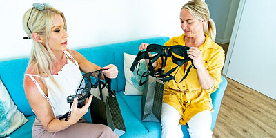 Big tits movie with excellent Kirsty Stroud and Miss Sally from Shag Street