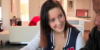 creampie hot ass and busty teen noelle easton stuffed with black cock