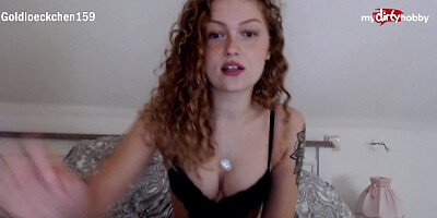 Awesome girlfriend's curly scene